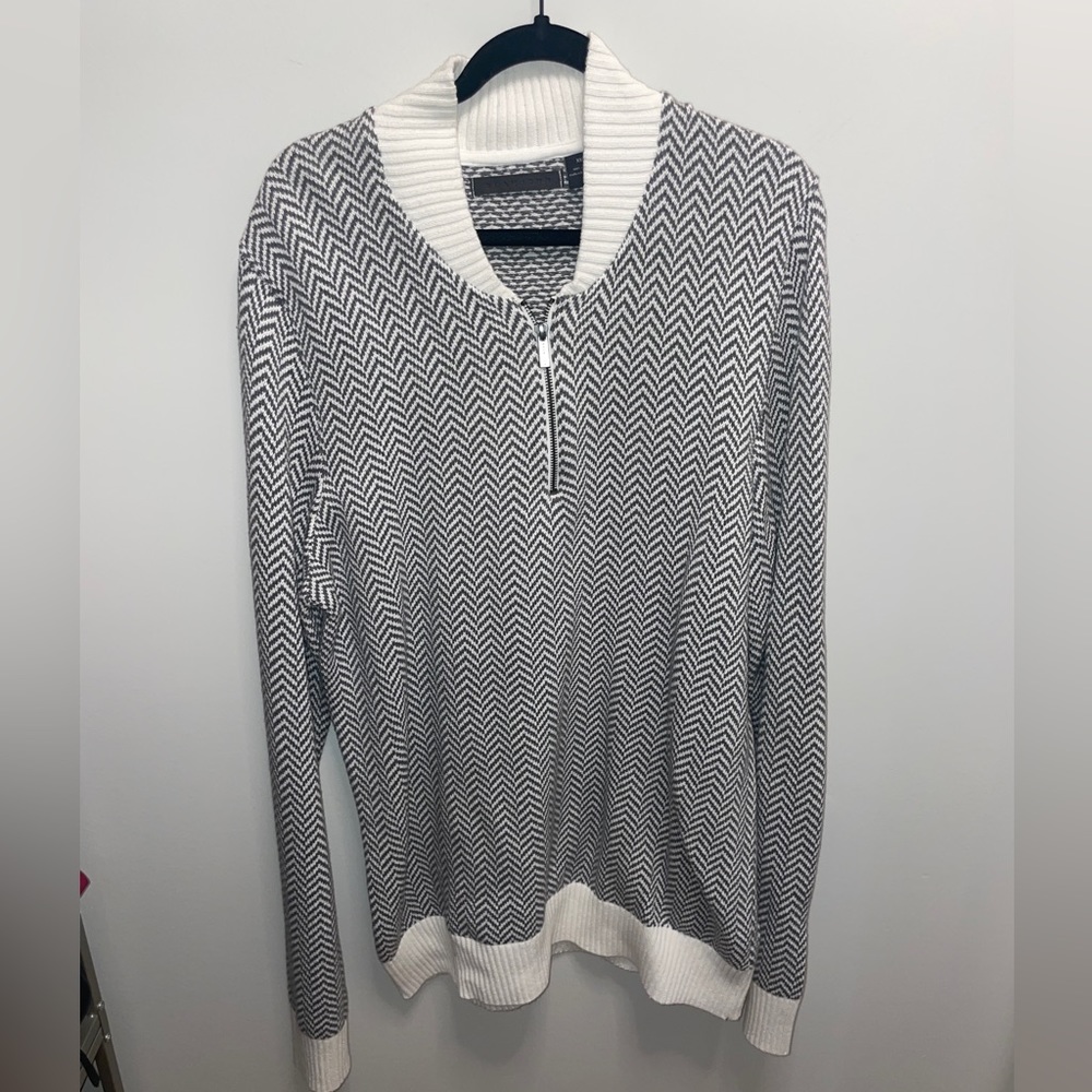Men’s Sean John Quarter Zip Sweater